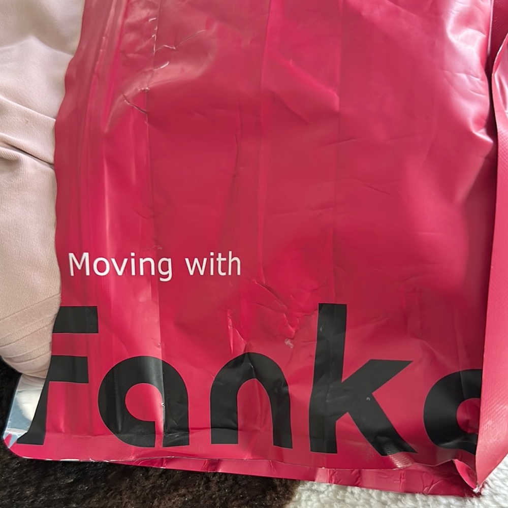Pink Fanko Fit & Curve legging like new xl